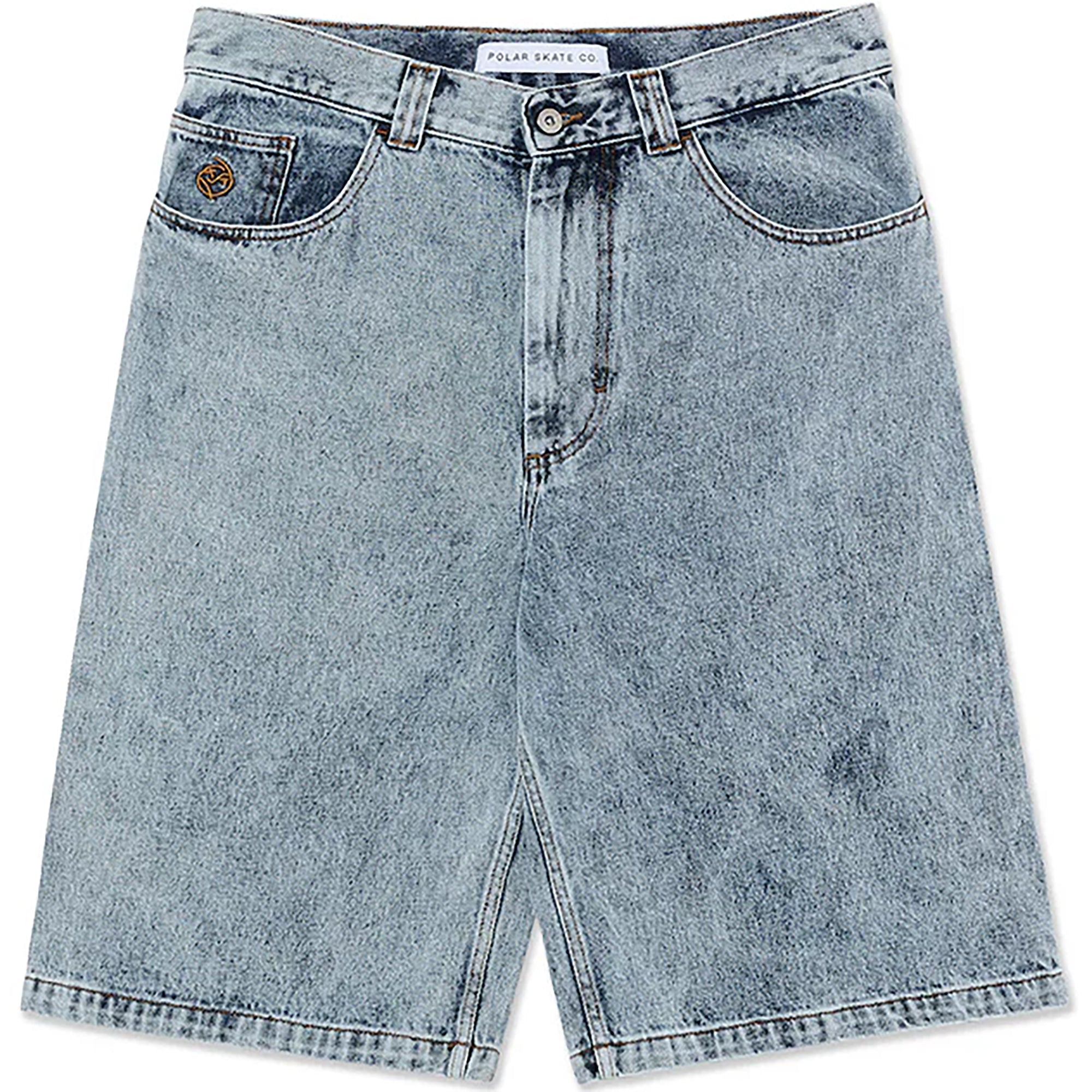 Polar Skate Co Big Boy Shorts Heavy Washed Blue