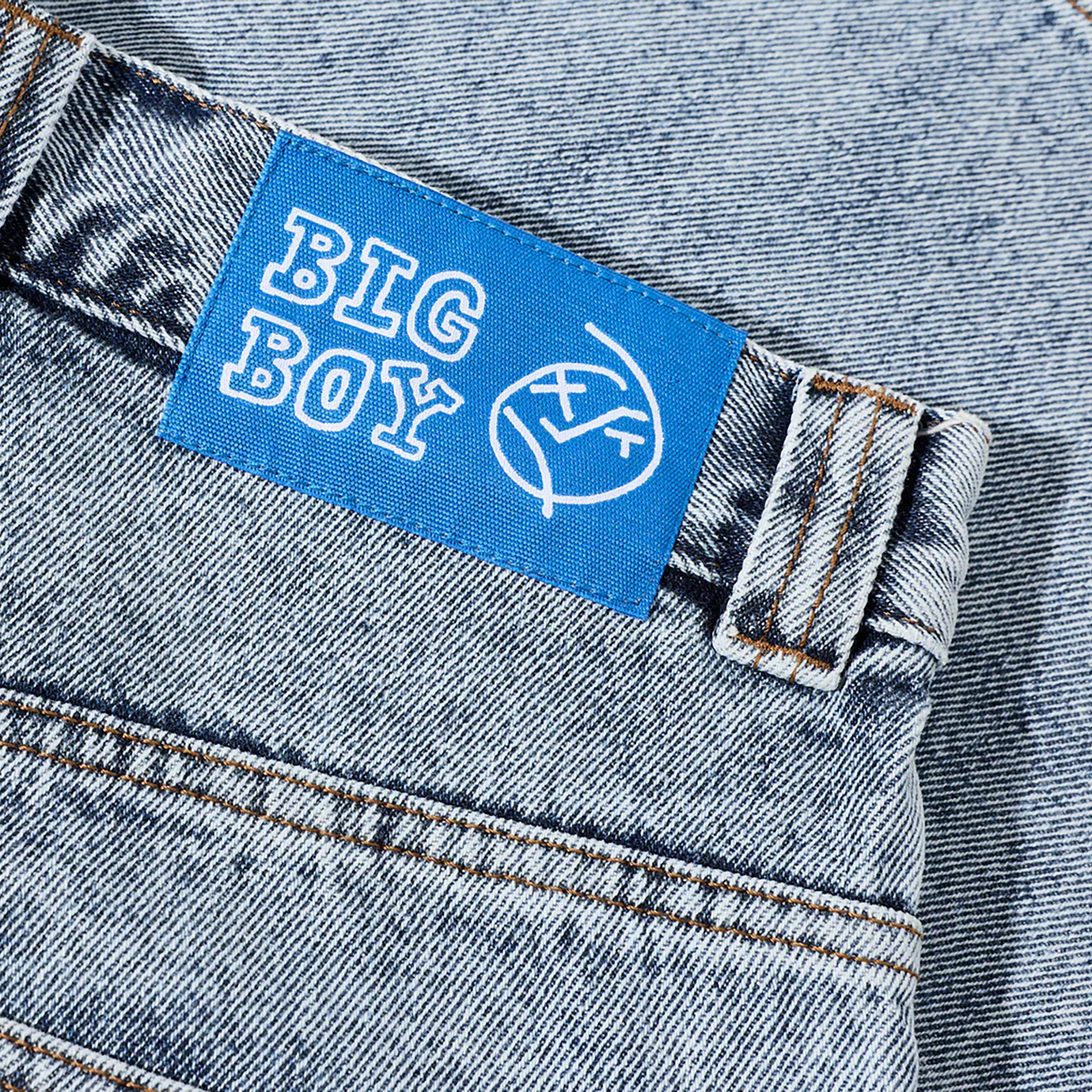 Polar Skate Co Big Boy Shorts Heavy Washed Blue