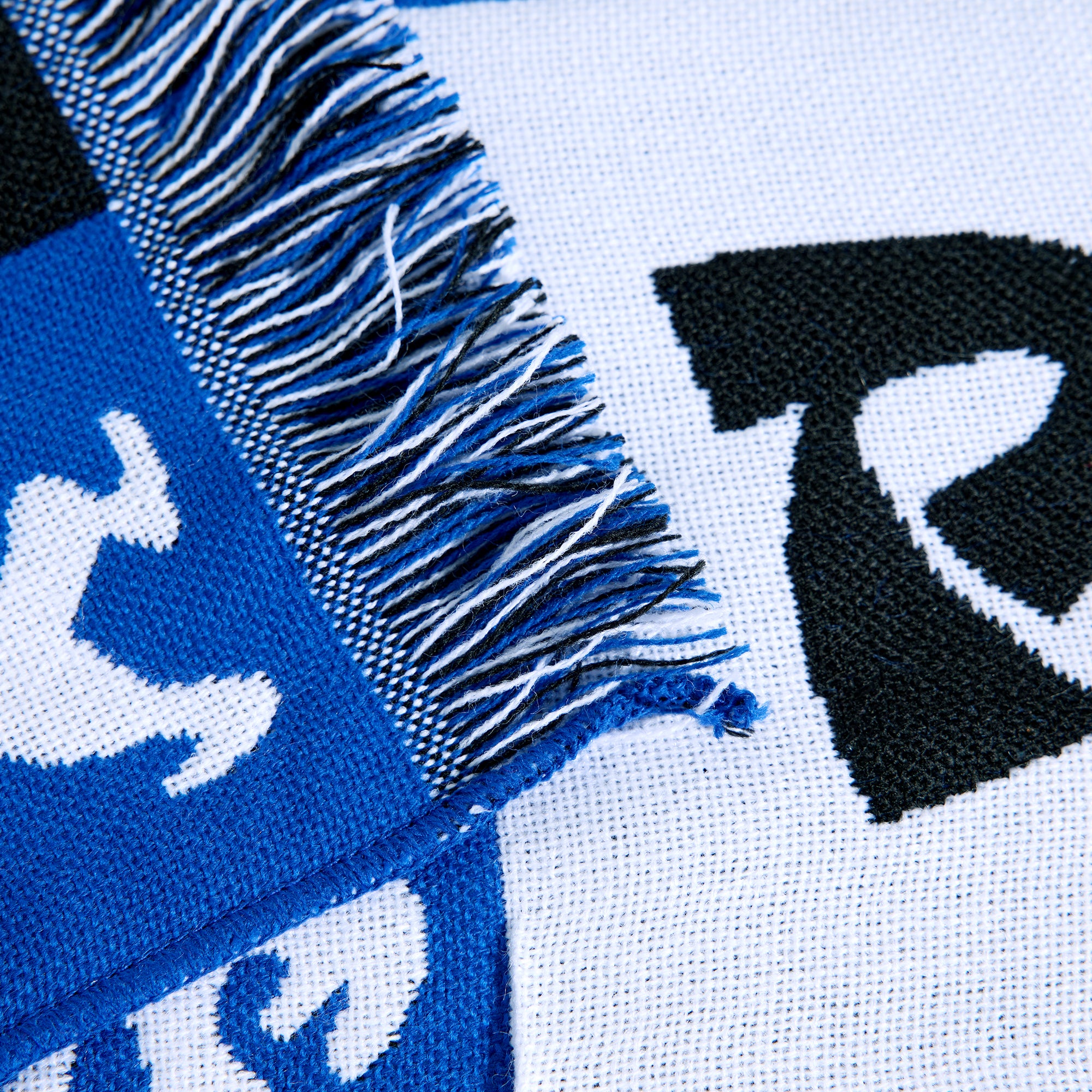 Polar Skate Co Checkers Football Scarf Blue