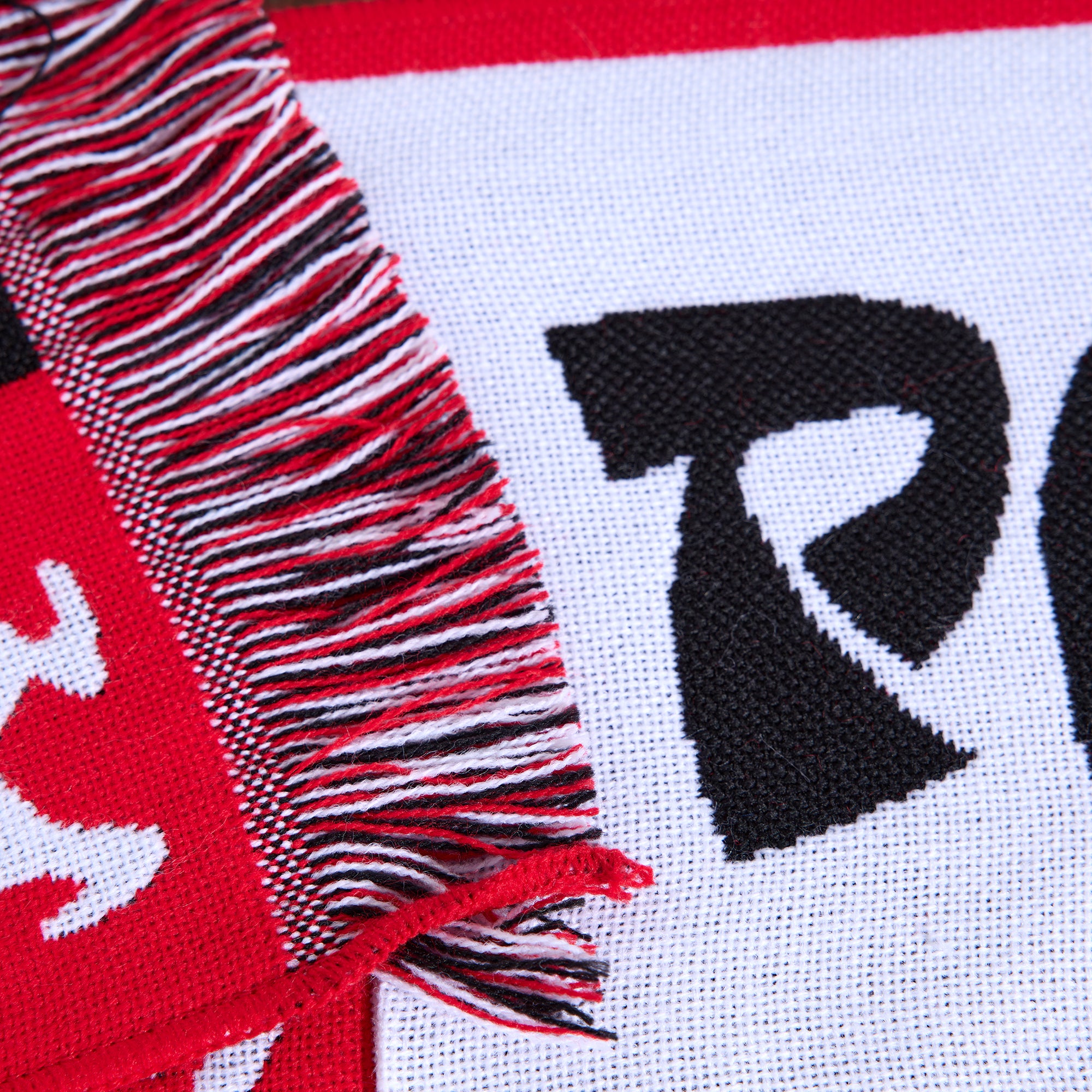 Polar Skate Co Checkers Football Scarf Red