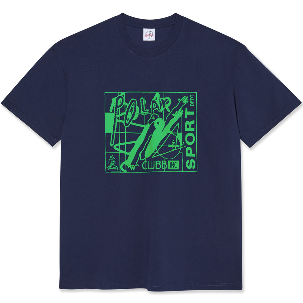 Polar Skate Co Clubb Inc Tee Dark Blue