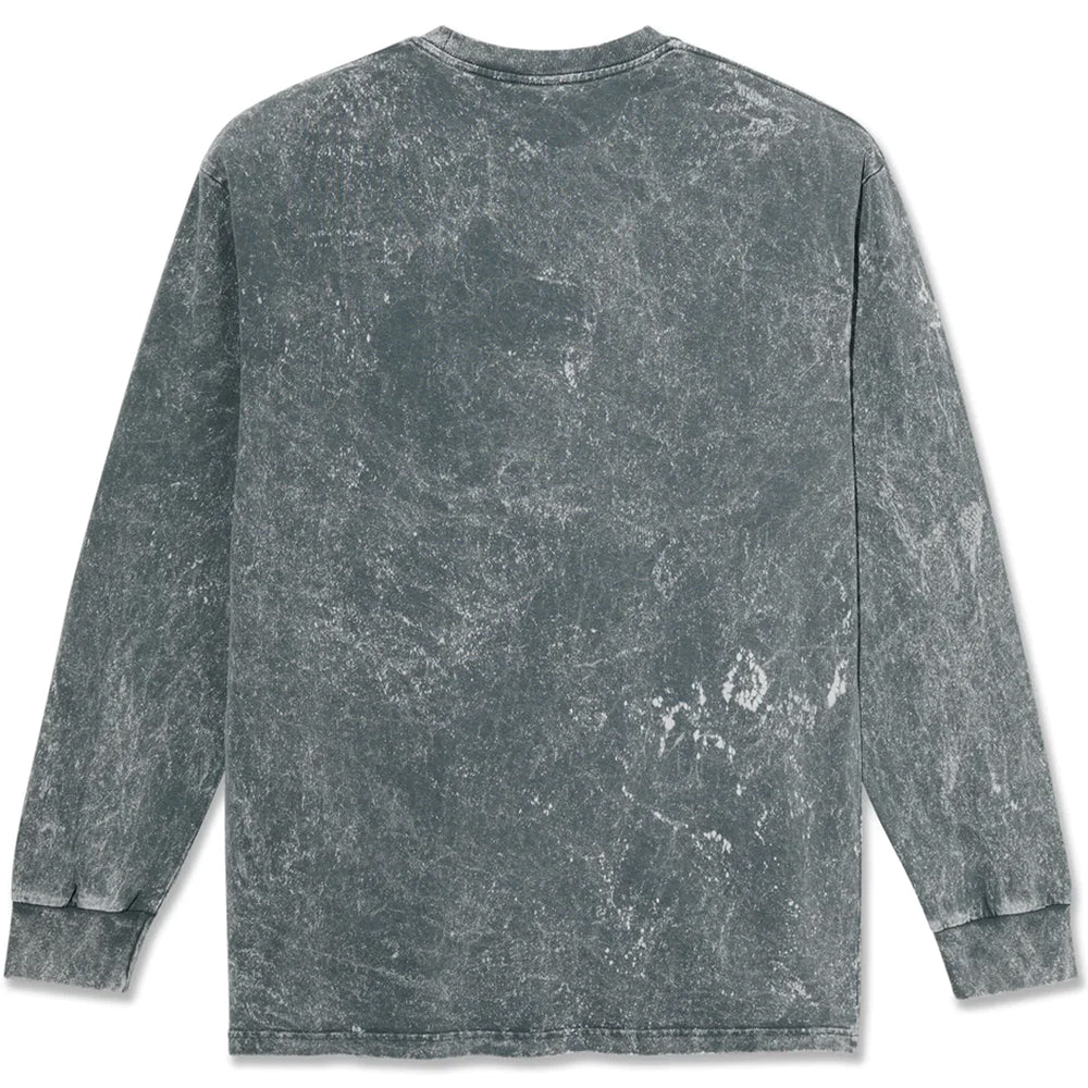 Polar Skate Co Demon Child Acid Long Sleeve Tee Grey