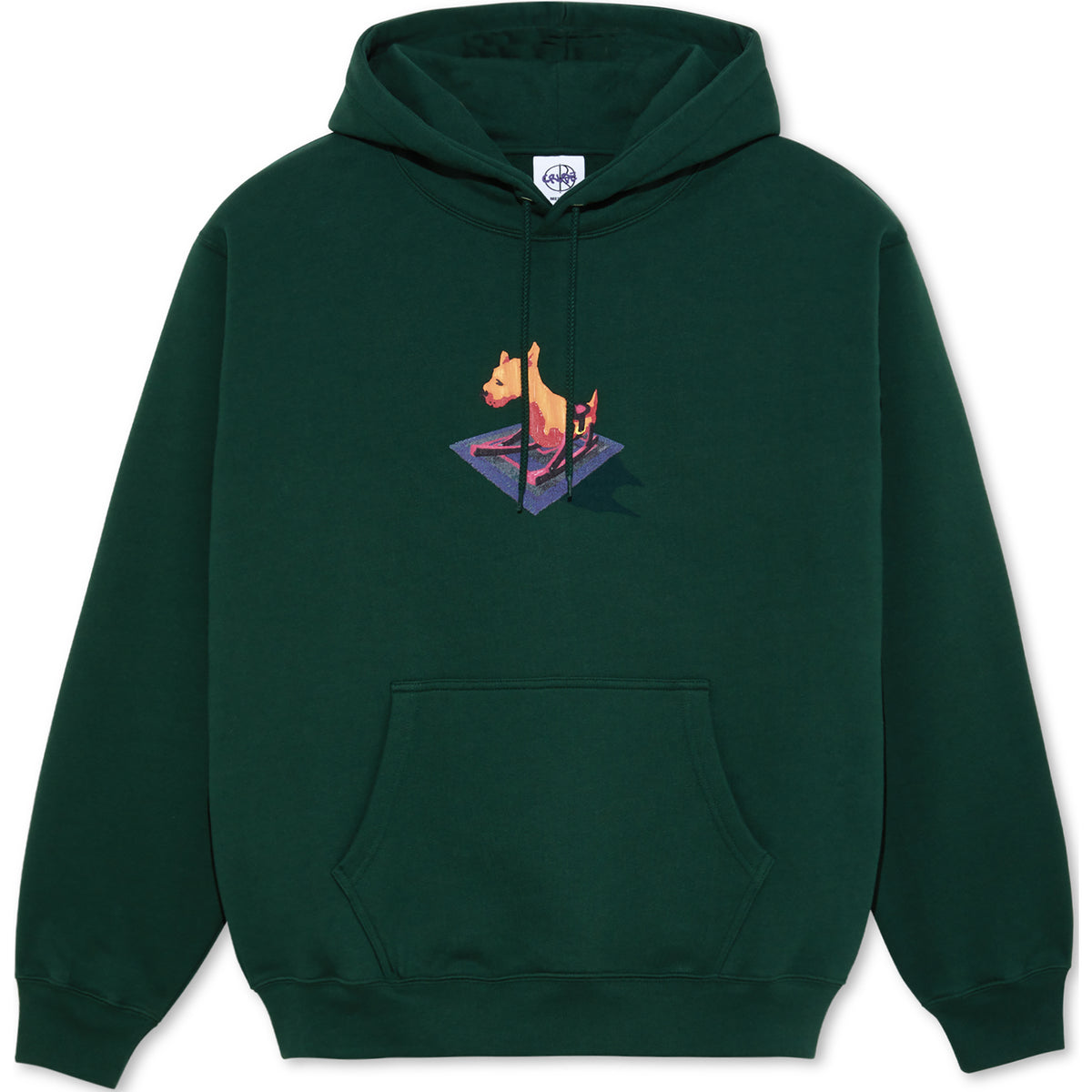 Polar Skate Co Dog Dave Hoodie Dark Green