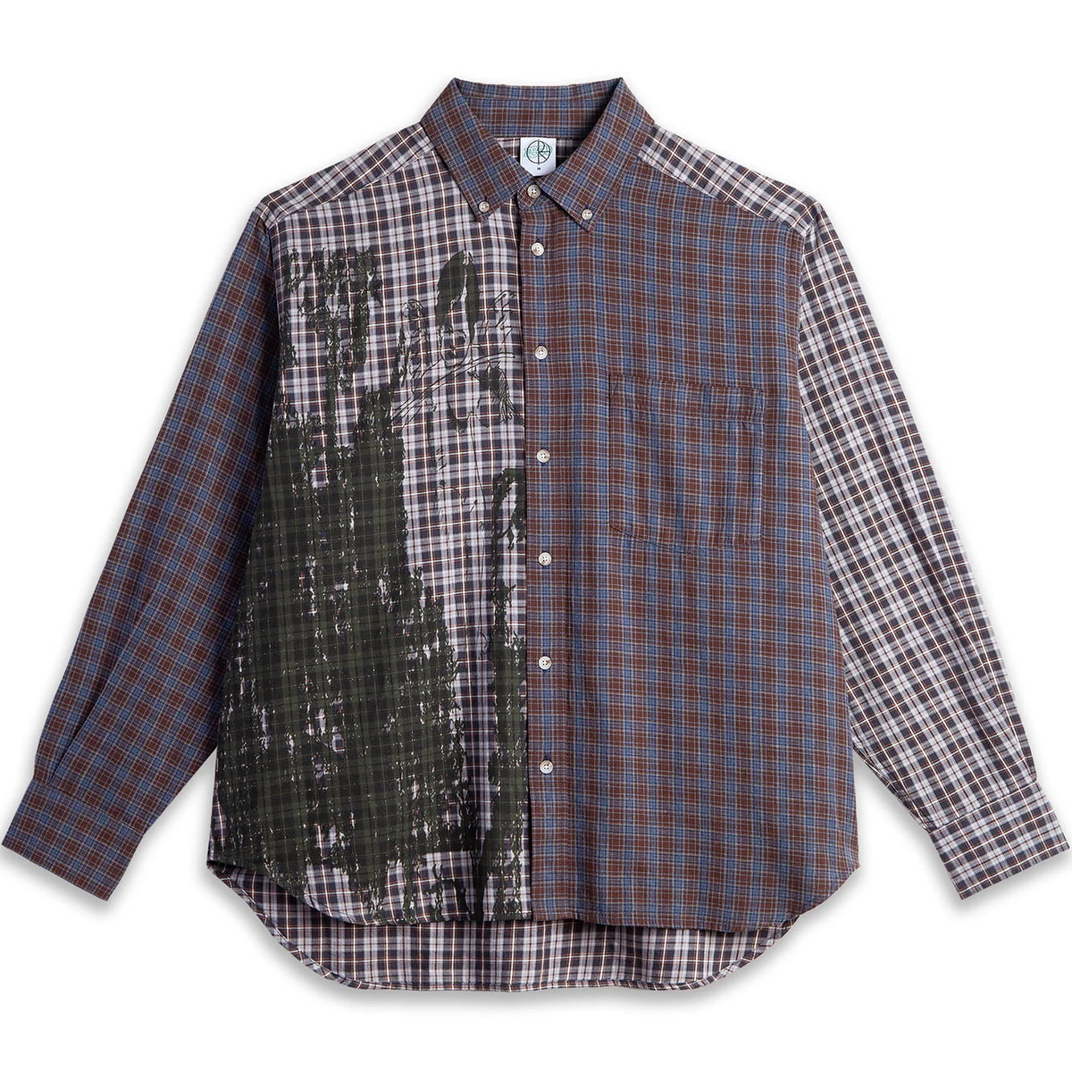 Polar Skate Co Ebou Sanyang Violin Ben LS Shirt Graphite/Blue