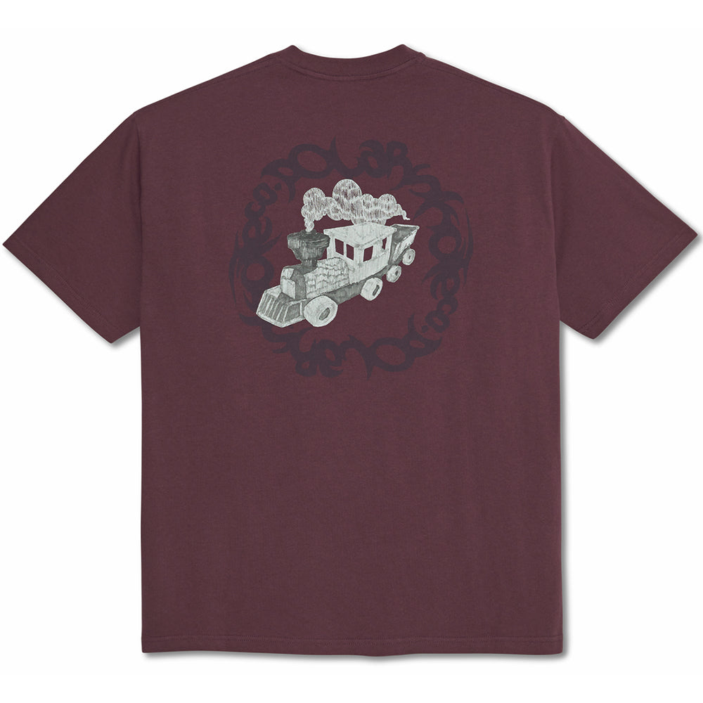 Polar Skate Co Hijack Tee Plum