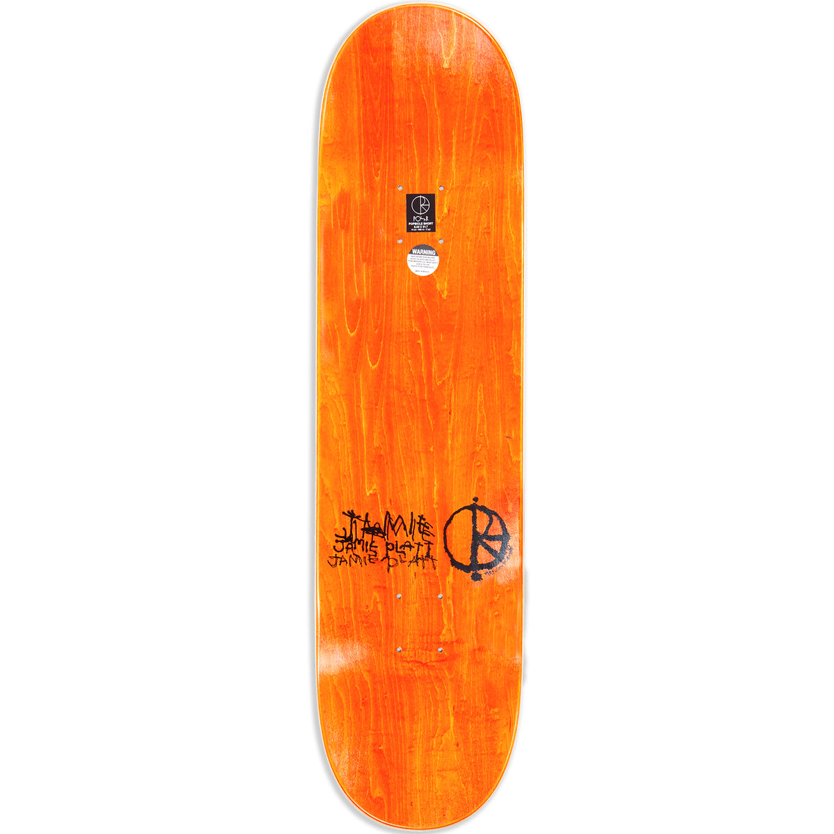 Polar Skate Co Jamie Platt Jump Skateboard Deck 8.25" Short