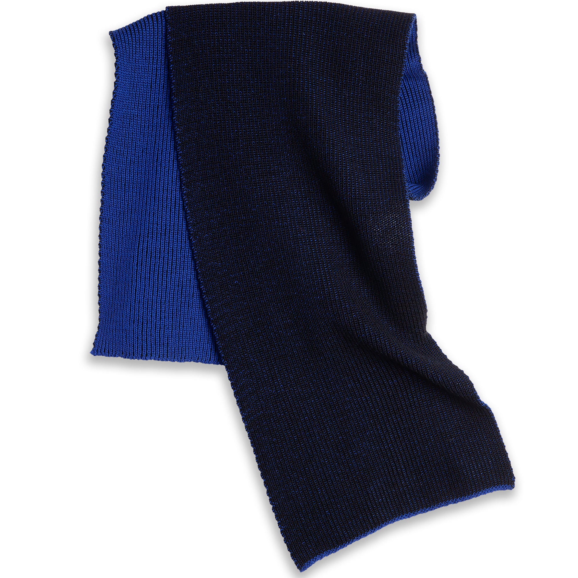 Polar Skate Co Lines Merino Scarf Egyptian Blue/Black