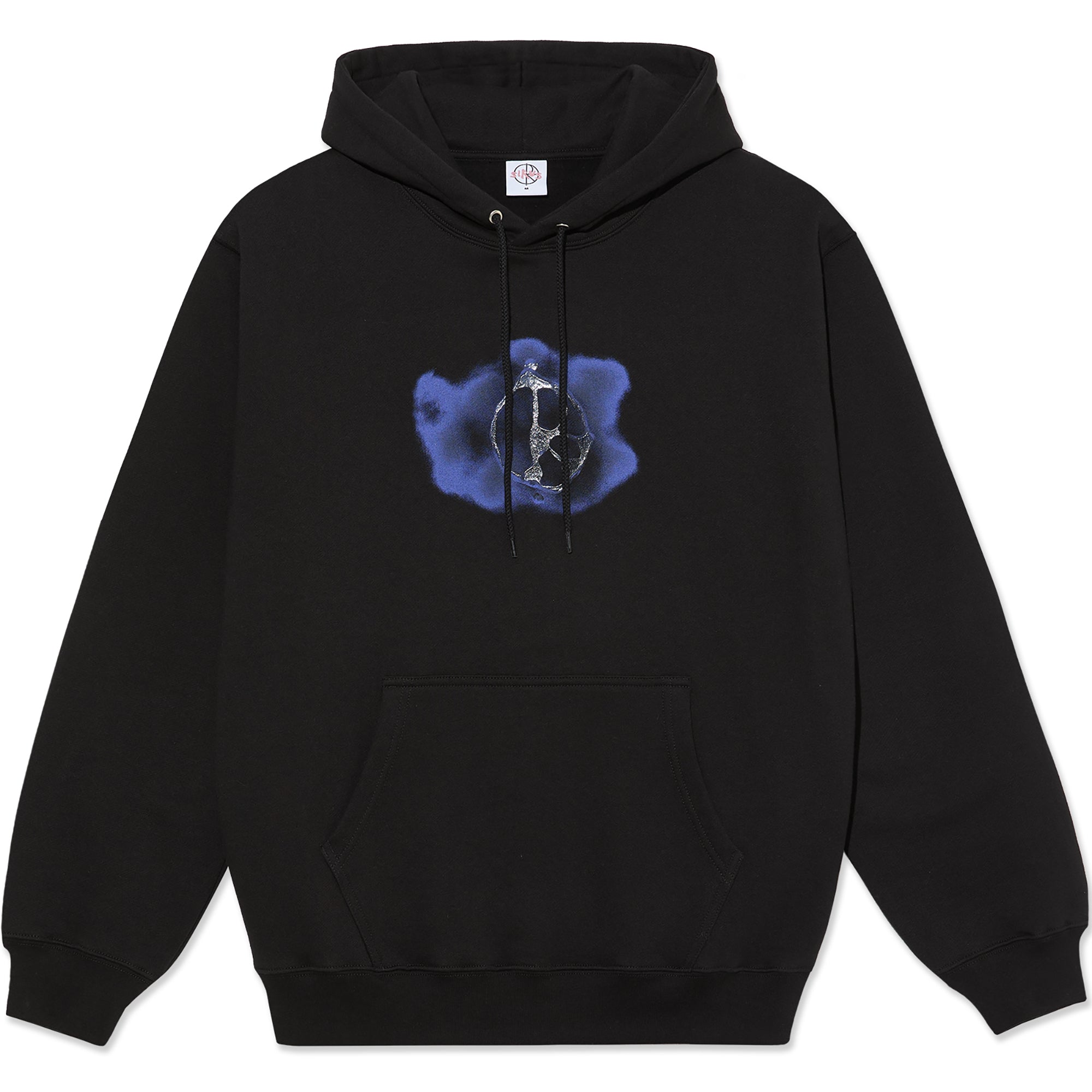 Polar Skate Co Metal Logo Dave Hoodie Black