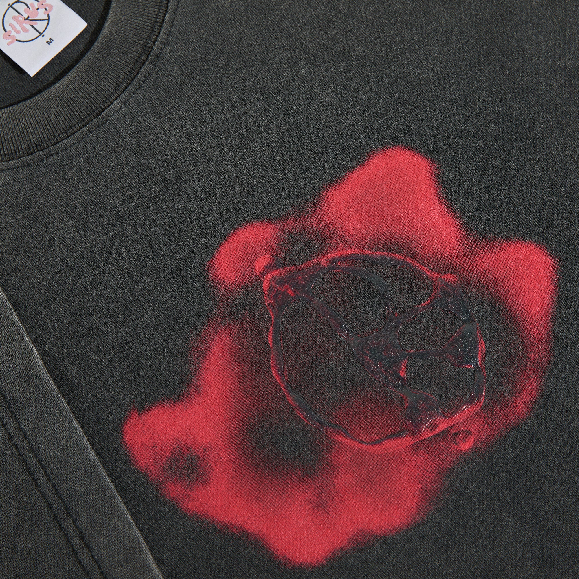 Polar Skate Co Metal Logo Tee Silver Black