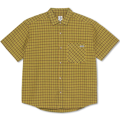 Polar Skate Co Mitchell Shirt Twill Yellow