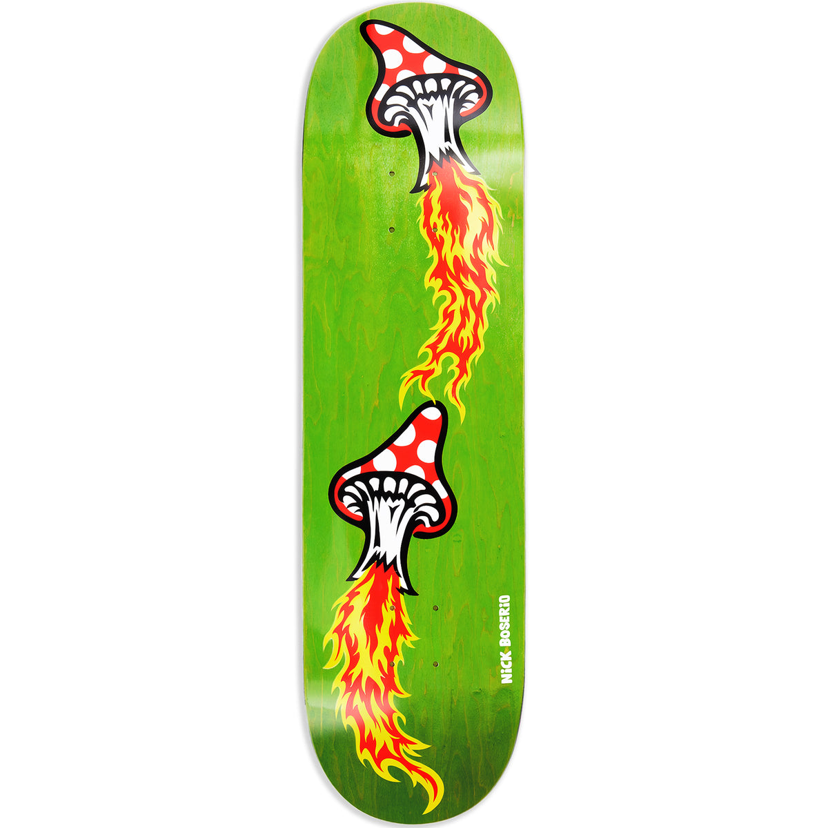 Polar Skate Co Nick Boserio Fly Agaric Skateboard Deck 8.5" Short