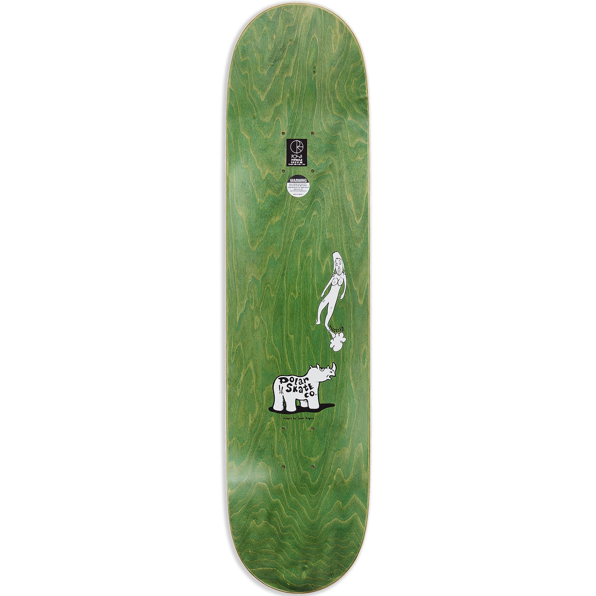 Polar Skate Co Oskar Rozenberg Barbara Skateboard Deck 8"