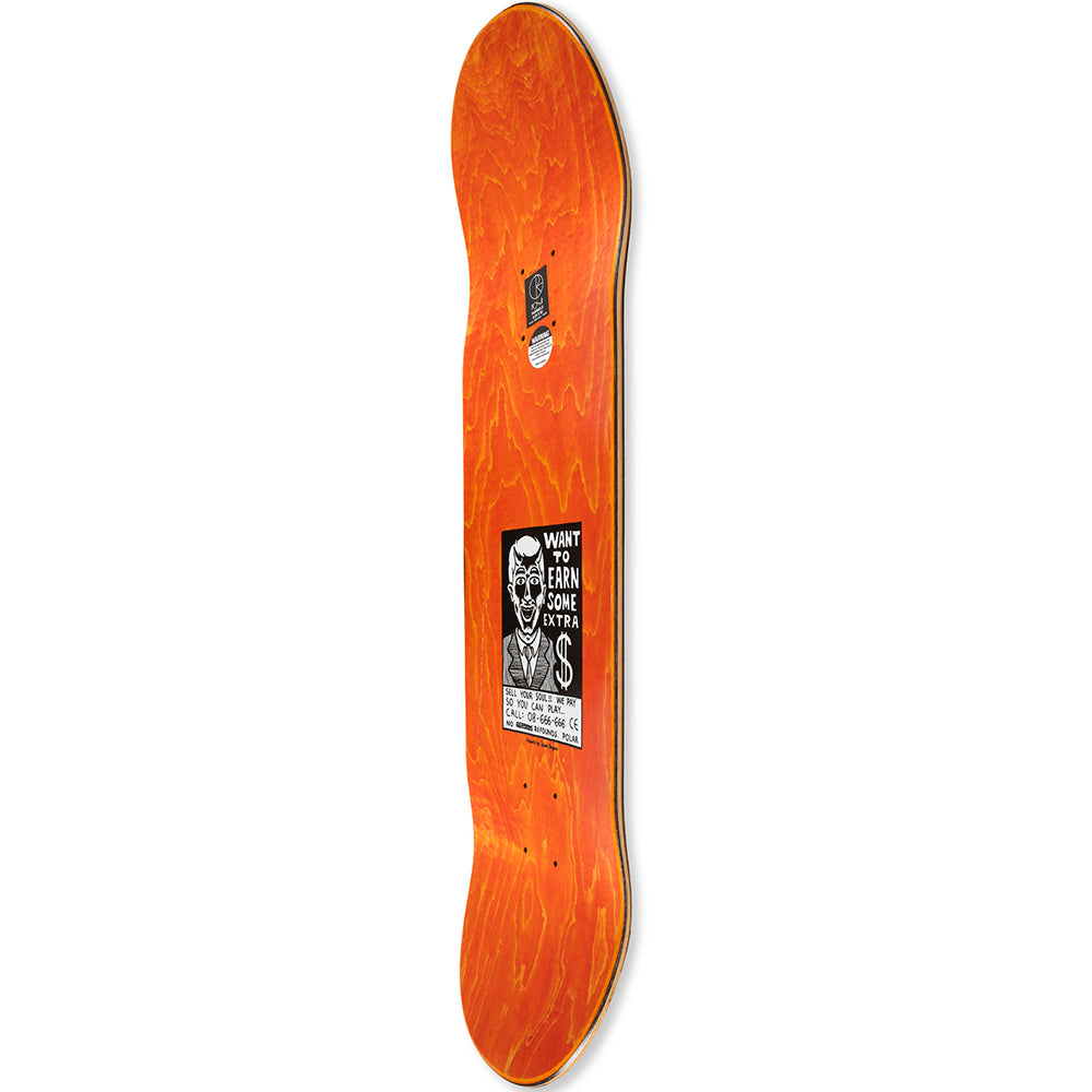 Polar Skate Co Oskar Rozenberg Trust Skateboard Deck 8.5" Short