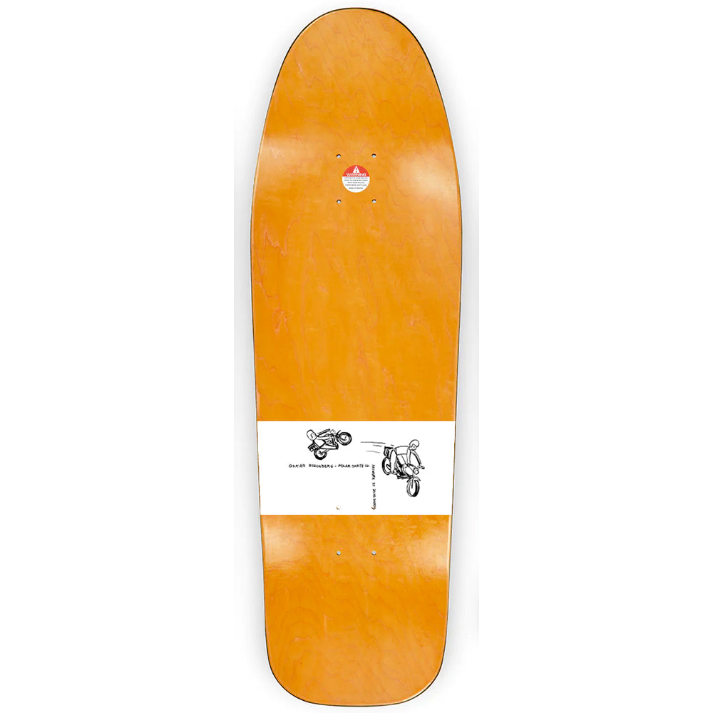Polar Skate Co Oskar Rozenberg West Harbour DANE 1 Skateboard Deck 9.75"