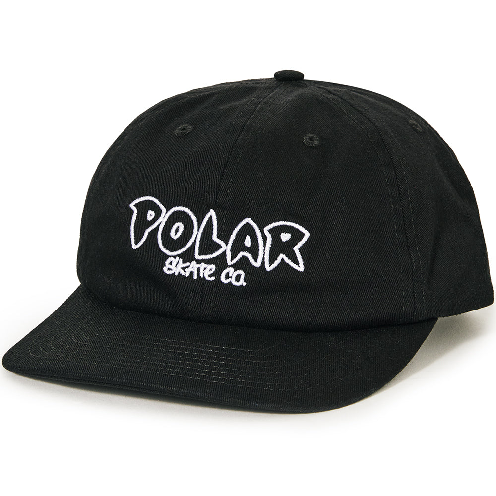 Polar Skate Co Outline Logo Michael Cap Black