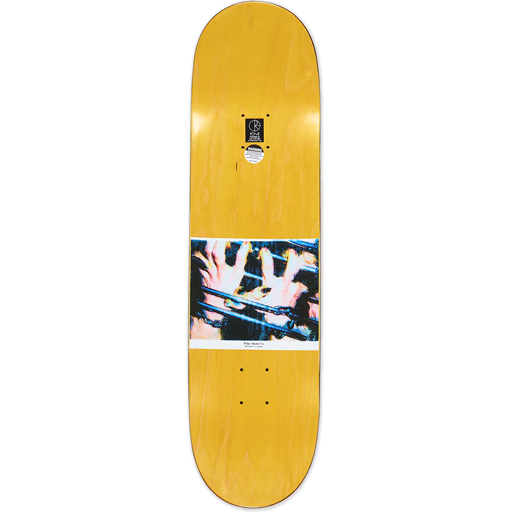 Polar Skate Co Paul Grund Tweaked Hands Skateboard Deck 8.5"