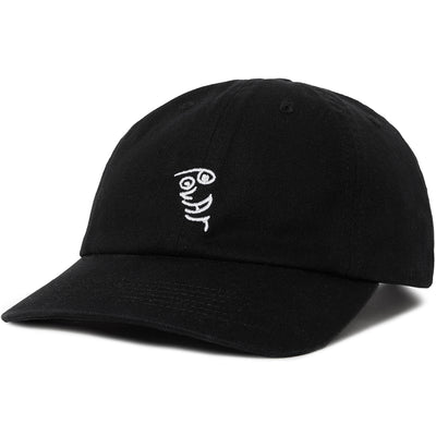 Polar Skate Co Polar Face Logo Cap Black