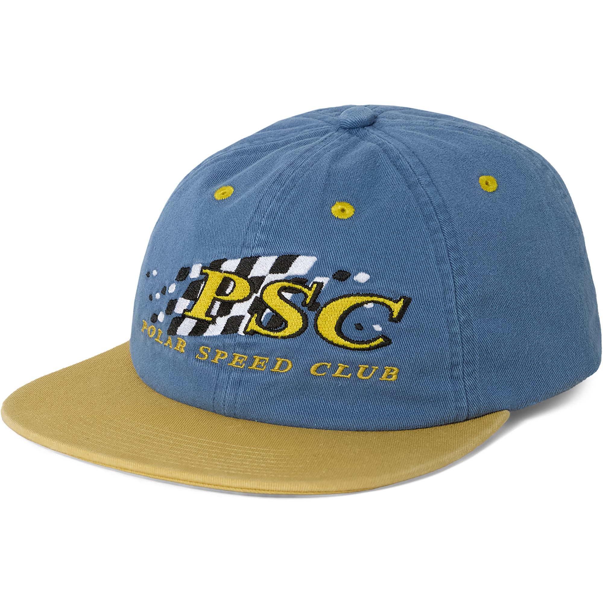 Polar Skate Co Polar Speed Club Michael Cap Blue/Yellow