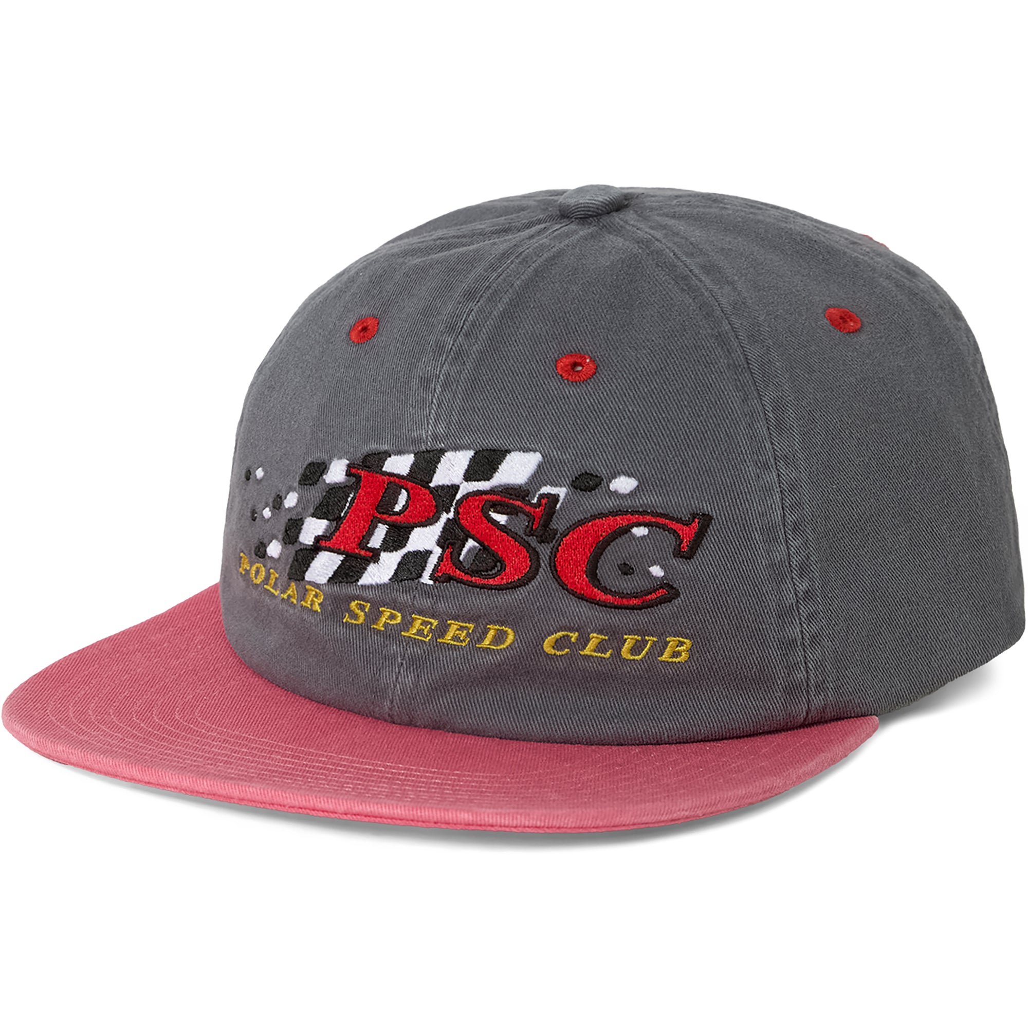 Polar Skate Co Polar Speed Club Michael Cap Grey/Red