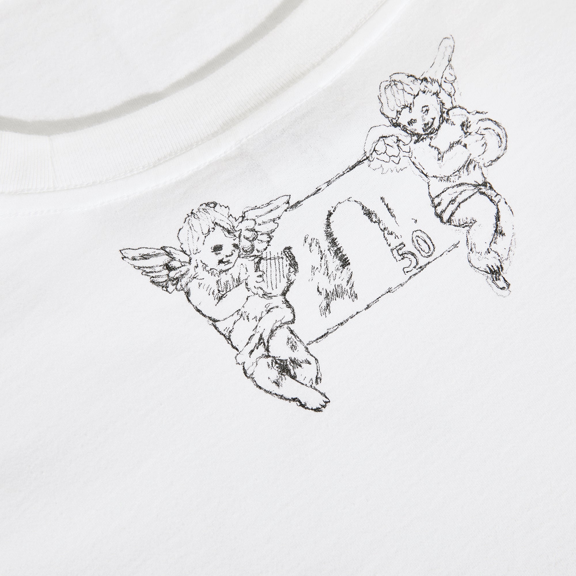 Polar Skate Co Rêve Steve Long Sleeve Tee White