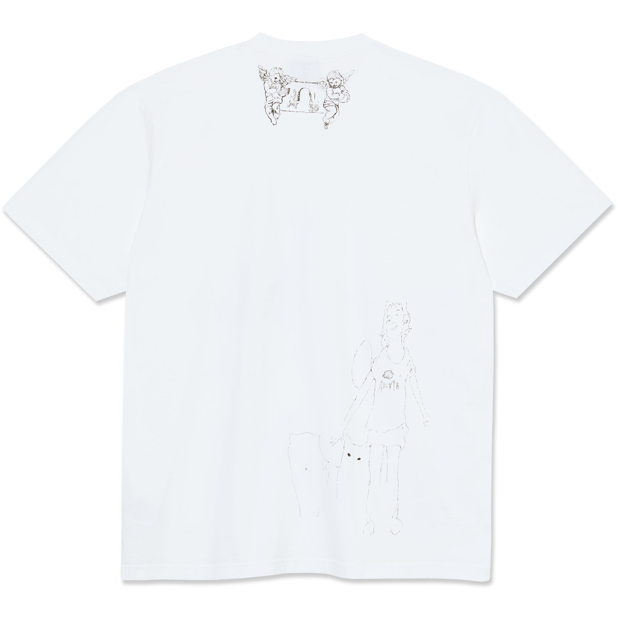 Polar Skate Co Rêve Steve Tee White