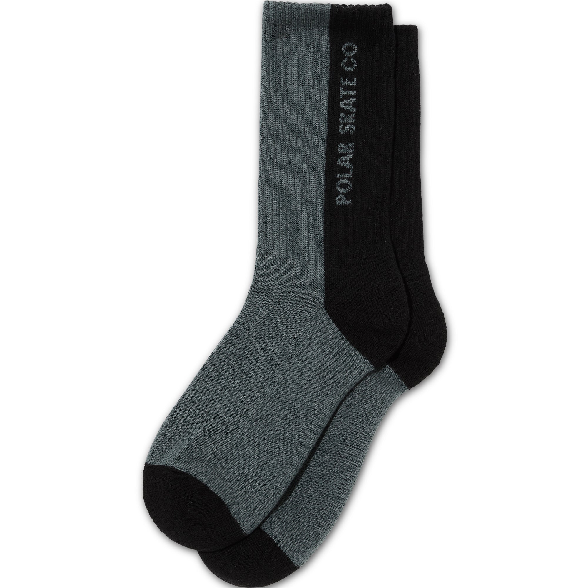 Polar Skate Co Rib Socks 50/50 Black