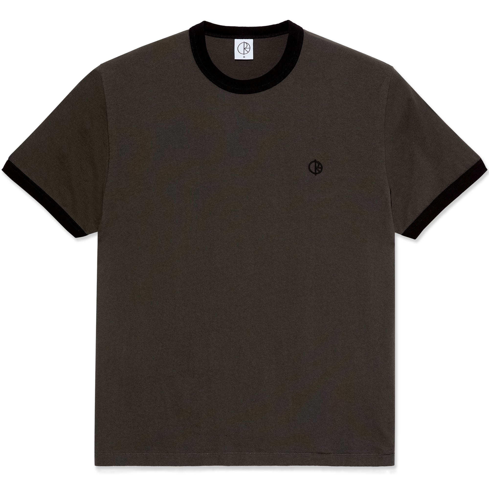 Polar Skate Co Ringer Tee Dirty Black/Black