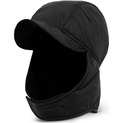 Polar Skate Co Ripstop Luke Flap Cap Black