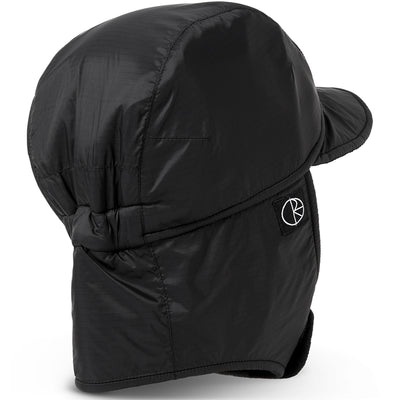 Polar Skate Co Ripstop Luke Flap Cap Black