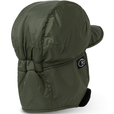 Polar Skate Co Ripstop Luke Flap Cap Grey Green