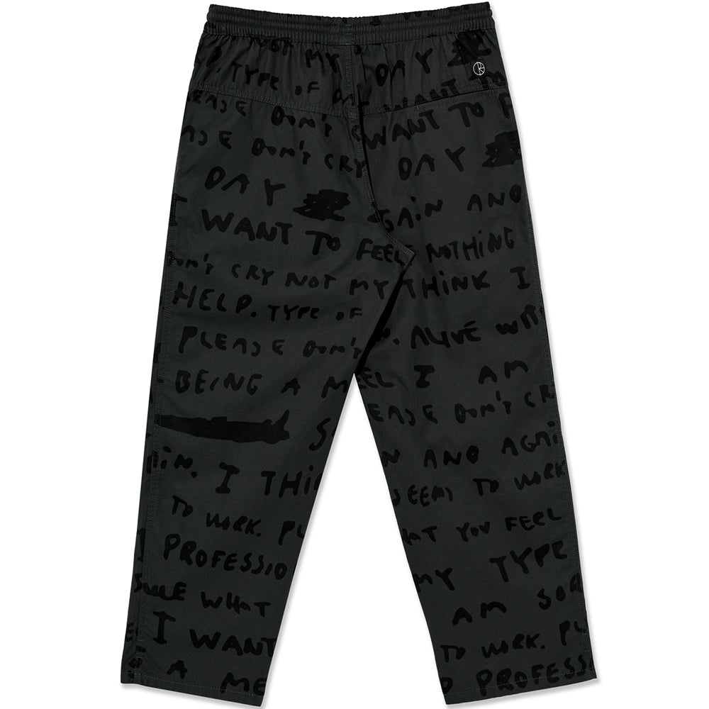 Polar Skate Co Sad Notes Surf Pants Graphite