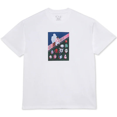 Polar Skate Co Throphy Heads Tee White