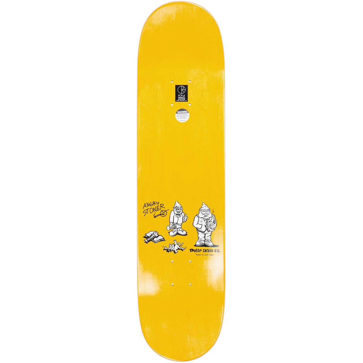 Polar Skate Co Up Yours! Hunter Green Skateboard Deck 8.25" Short