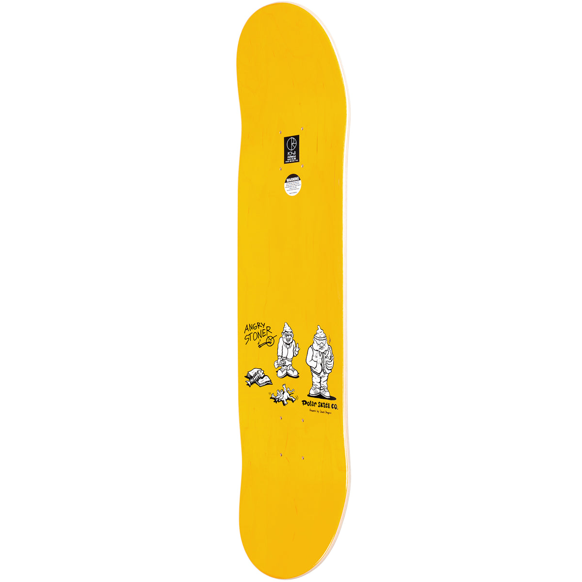 Polar Skate Co Up Yours! Hunter Green Skateboard Deck 8.25" Short