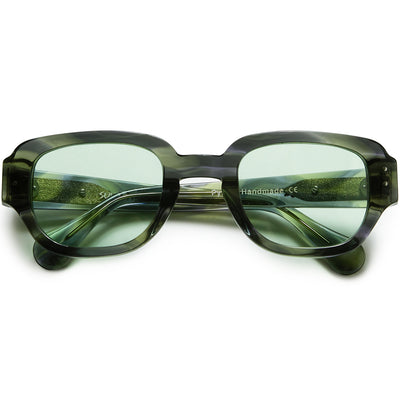 Polar Skate Co x Sun Buddies Pyle Sunglasses Violet Green