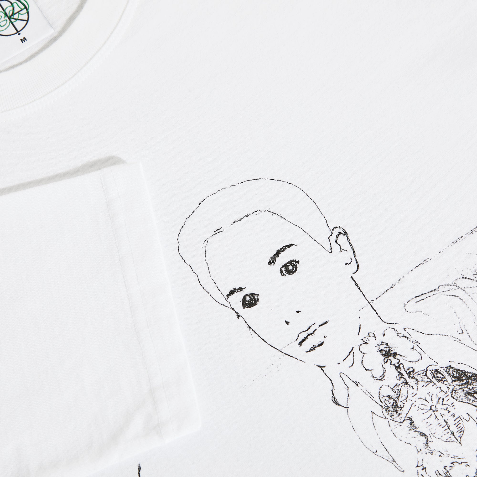 Polar Skate Co Rêve Steve Long Sleeve Tee White
