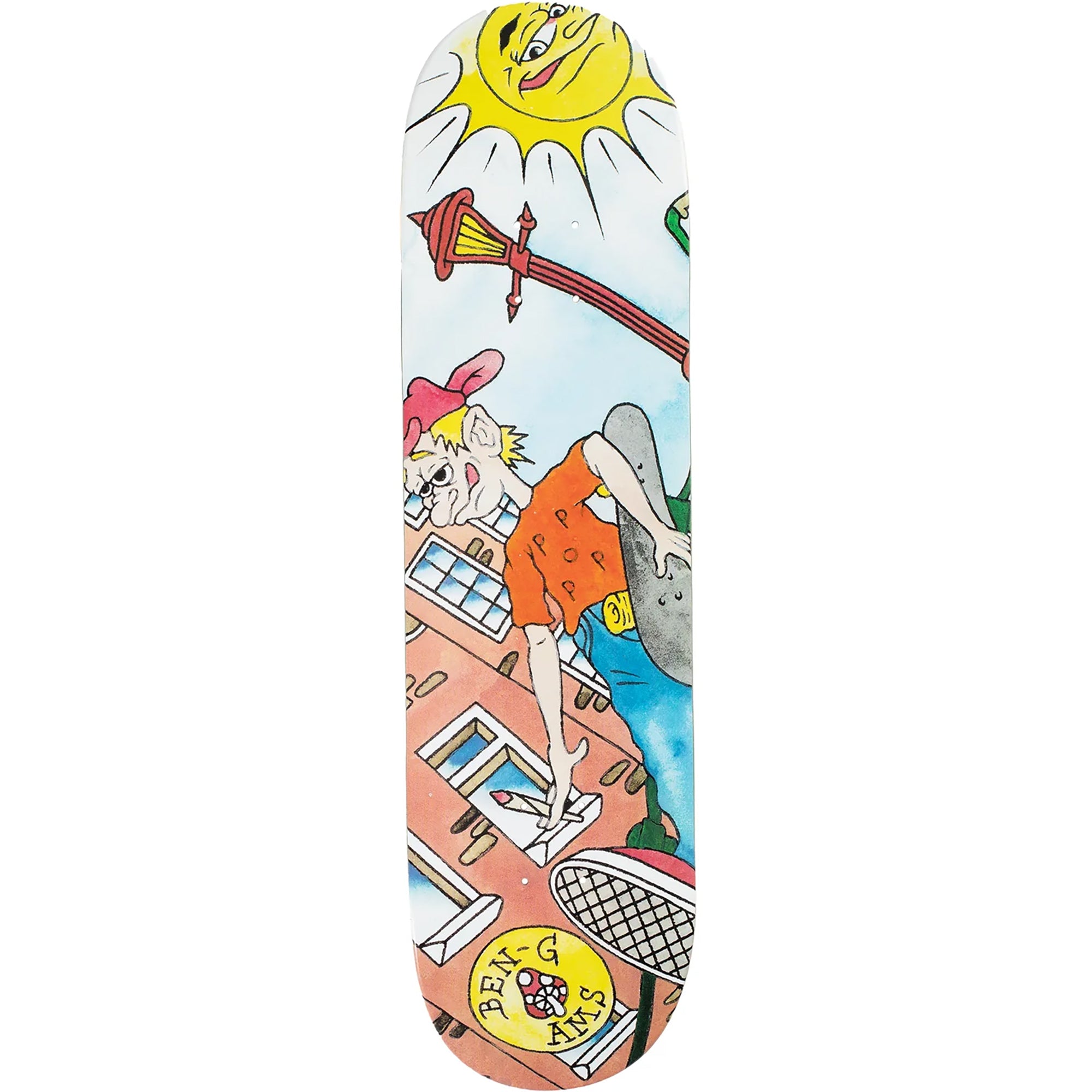 Pop Trading Company Ben-G Amsterdam Skateboard Deck 8.25"