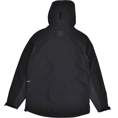 Pop Trading Company Big Pocket Hooded Tech Jacket Black/Anthracite