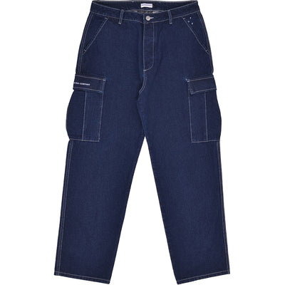 Pop Trading Company Cargo Pants Rinsed Denim