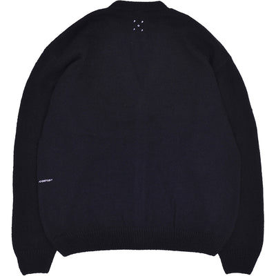Pop Trading Company Miffy Applique Knitted Cardigan Black