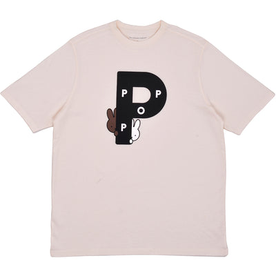 Pop Trading Company Miffy Big P T Shirt Off White