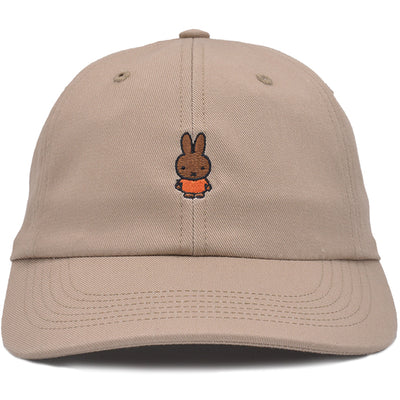 Pop Trading Company Miffy Sixpanel Hat Khaki