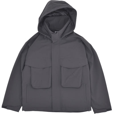 Pop Trading Company Shell Jacket Charcoal