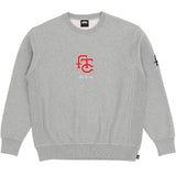 Pop Trading Company x FTC Crewneck Sweat Heather Grey