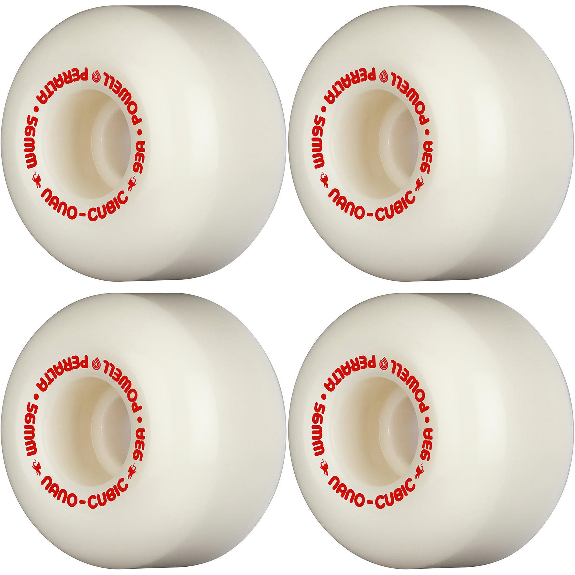 Powell Peralta Dragon Formula AA Nano Cubic 93A Skateboard Wheels 56mm x 37mm