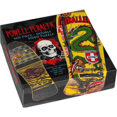 Powell Peralta Puzzle Cab Chinese Dragon Yellow