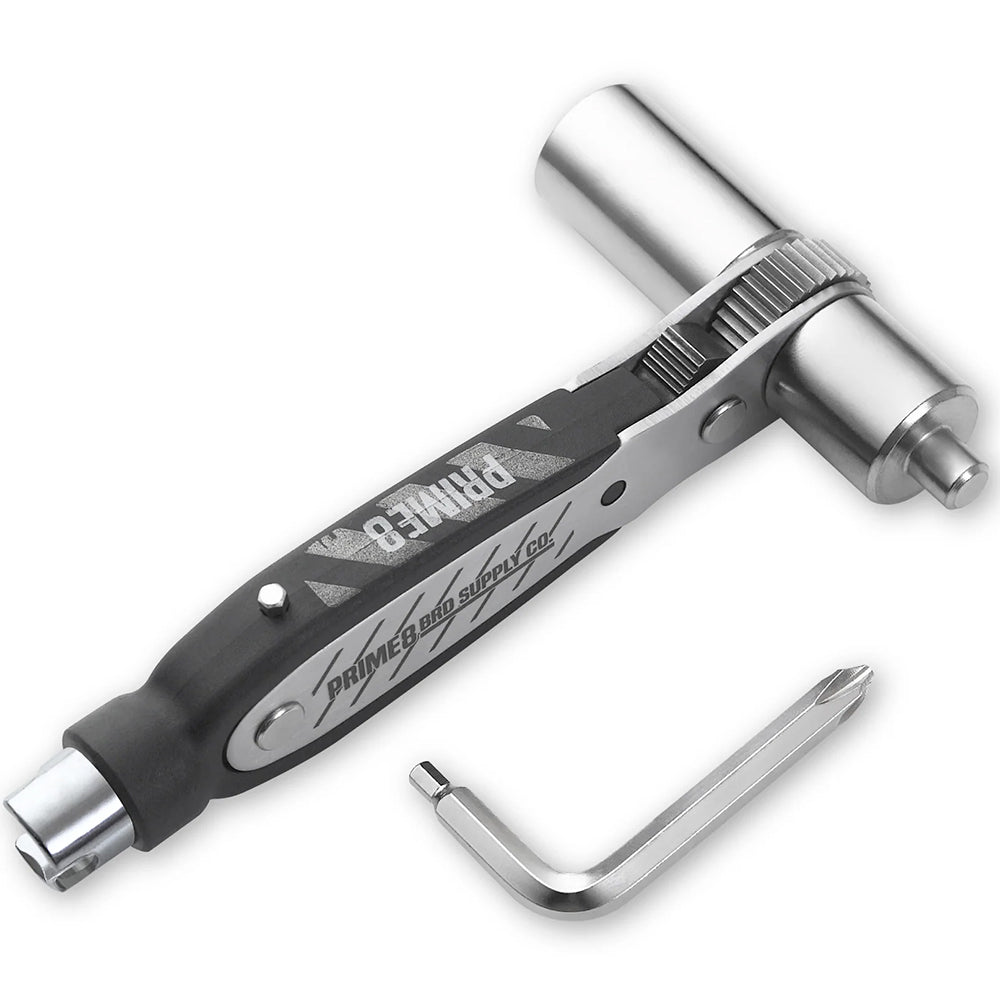 Prime8 #1 Ratchet Skateboard Tool Black