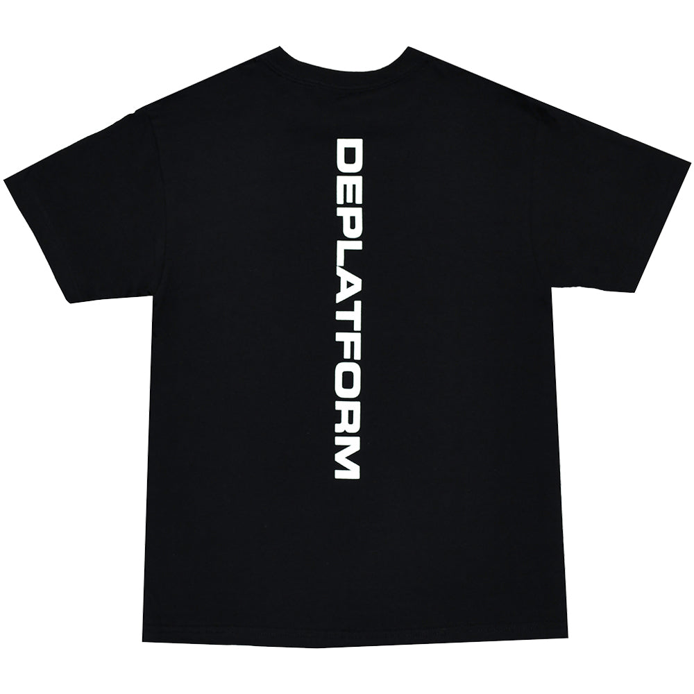 Quasi Drop-Out Tee Black