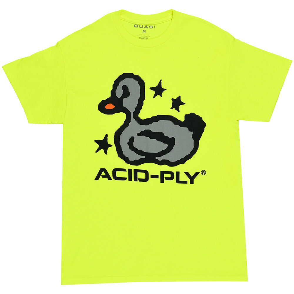 Quasi Duck Tech Tee Safety Green