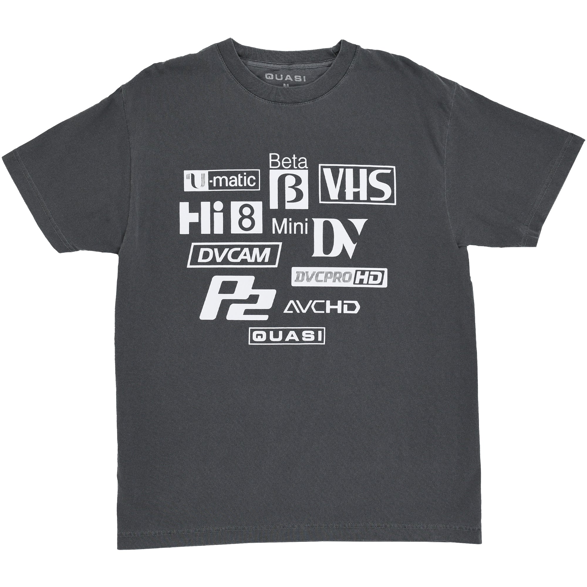 Quasi Formats Tee Faded Black